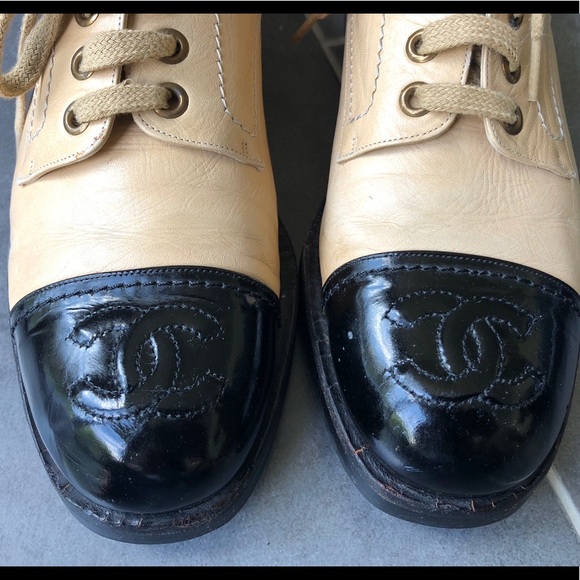Chanel leather oxfords - Picture 6 of 7
